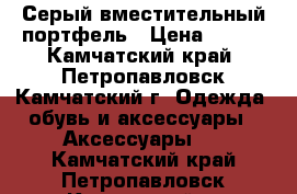 Серый вместительный портфель › Цена ­ 300 - Камчатский край, Петропавловск-Камчатский г. Одежда, обувь и аксессуары » Аксессуары   . Камчатский край,Петропавловск-Камчатский г.